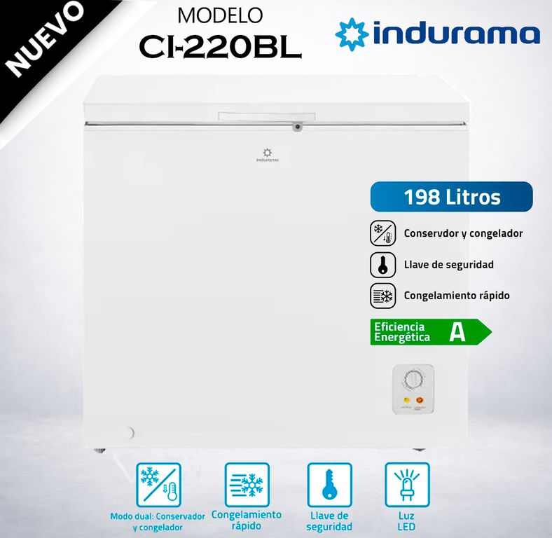 Congeladora Defrost 198 Litros CI-220BL