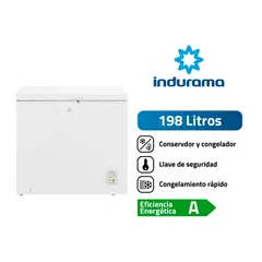 INDURAMA - Congeladora Defrost 198 Litros CI-220BL