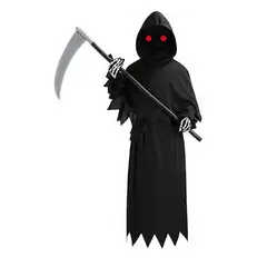 GENERICO - Disfraz La parca con Oz Talla M Halloween