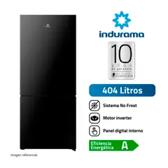 INDURAMA - Refrigeradora 404 Lt No Frost RI-698N Negro