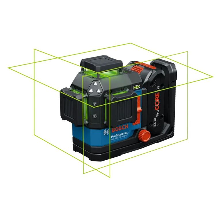 Nivel Láser GLL 18V-120-33 CG Profesional 3×360° Verde 18V