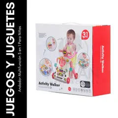 GENERICO - Andador Multifunción 3 en 1 Para Niñas