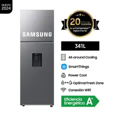 SAMSUNG - Refrigeradora 341L RT35DG5720S9PE Silver