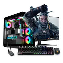 RYZEN - Pc Gamer AMD 9 9950X3D 32GB DDR5 1TB 4TBHDD 27 RTX5070TI 16GB Mipclista FALKOR COMPUTADORA
