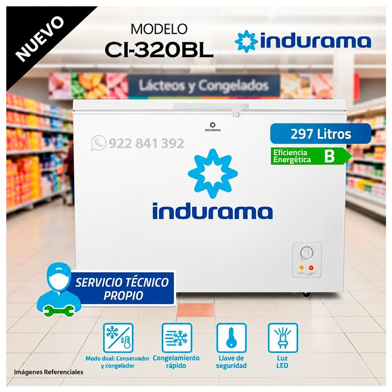 Congeladora Defrost 297 Litros CI-320BL