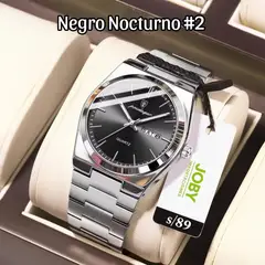 GENERICO - RELOJ POEDAGAR HOMBRE NEGRO NOCTURNO