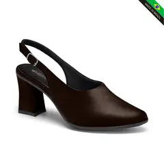 MISSISSIPI - ZAPATO TACO BLOCK ME600-ME603-0002 CAFÉ