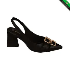 BEBECE - ZAPATO TACO BLOCK BEBECÉ T7024-306-24 PRETO