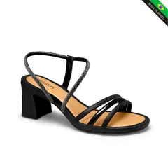 MISSISSIPI - SANDALIA TACO BLOCK MC410-MC413-0001 PRETO