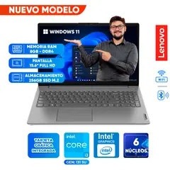 LENOVO - Laptop V15 G4 IRU, INTEL CORE i3 1315U, 8GB DDR4, 256GB SSD, 15.6 FULL HD