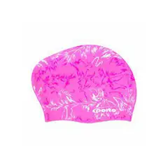 PORTO - Gorro De Natación Volumen Con Diseño Rosado