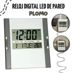 GENERICO - Reloj Digital Led de Pared - Plomo P3886N
