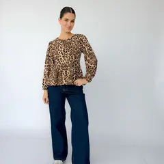 INTROSPECTIVA MODA - BLUSA PEPLUM MODELO SICILIA