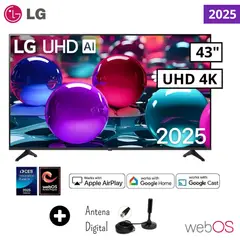 LG - Televisor 43" 4K Uhd Smart TV IA Thinq 43UA7300PSB