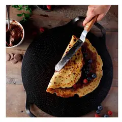 VICTORIA - PLANCHA PARA PIZZA Y PANCAKES DE HIERRO FUNDIDO 38 CM DIAMETRO