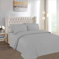 CASATEX - Juego de sábanas 6 Piezas 100% algodón - Queen