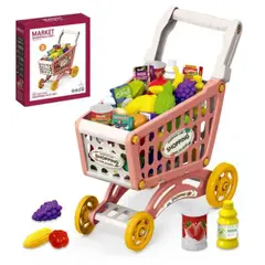 GENERICO - Juguete de Carrito de compras para niñas