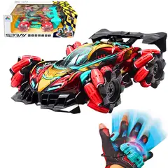 GENERICO - Juguete Didactico Auto Rojo Acrobático a Control Remoto con Luces