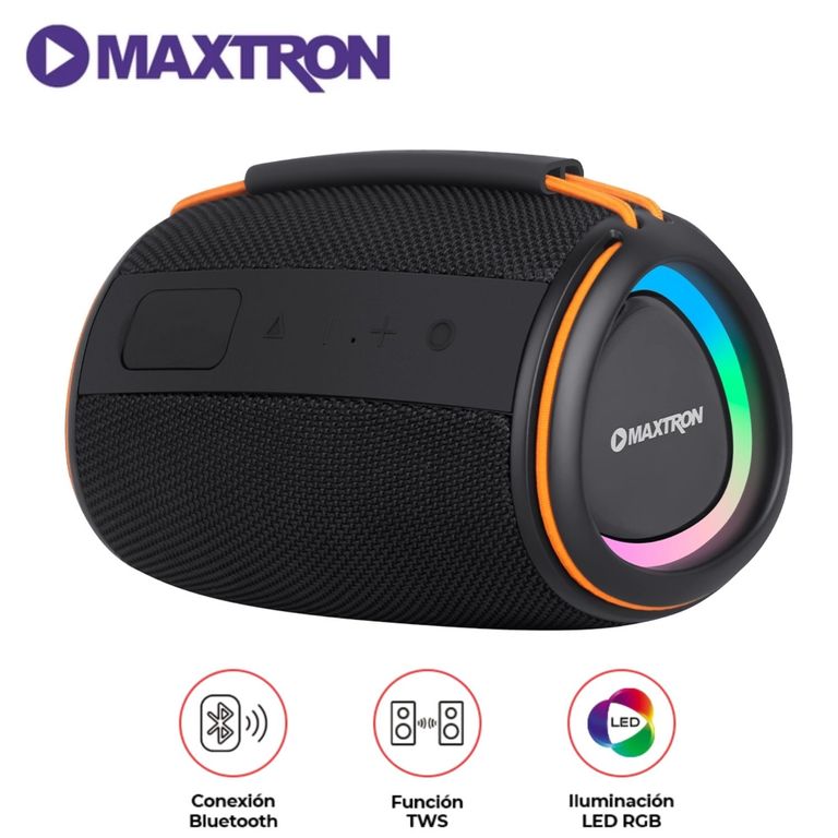 Parlante Portátil MX 301 Luces RGB Bluetooth USB TWS