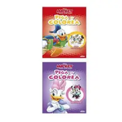 DISNEY CLASICOS - Pack x 2 libros para colorear Donald y Daisy