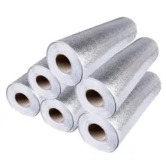 GENERICO - Papel Aluminio Adhesivo x 6und para Cocina 60cm X 5mts