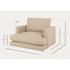 VENTITAS HOME - Butaca Minimalista Julien Color Gris oscuro