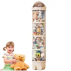 GENERICO - Organizador Peluches Moderno Almacenamiento Niños Estante Exhibidor Torre Decorativa