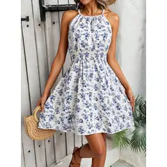 KAST PE - Vestido Mabel Floreado en Tonos Cálidos Talla M