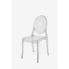 GENERICO - SILLA DE TERRAZA CRYSTAL CLEAR NOEL DECO