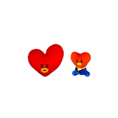 GENERICO - Pack Peluche y Cojín BT21 Tata