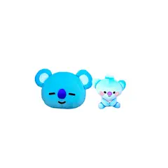 GENERICO - Pack Peluche y Cojín BT21 Koya
