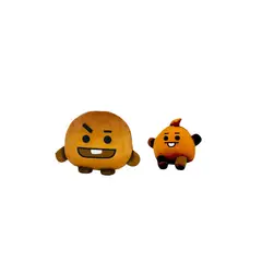 GENERICO - Pack Peluche y Cojín BT21 Shooky