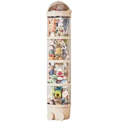 GENERICO - Organizador Peluches Moderno Almacenamiento Niños Estante Exhibidor 4 Niveles