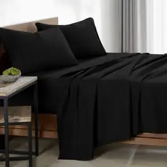 GENERICO - SET DE SABANAS MICROFIBRA PREMIUM