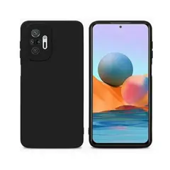 CASE - SILICONA REDMI NOTE 10 PRO-NEGRO