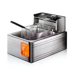 GENERICO - Freidora De Papas Industrial Freidora Electrica 6 Litros
