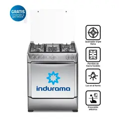 INDURAMA - Cocina Cirella Zafiro Croma 5 Hornillas