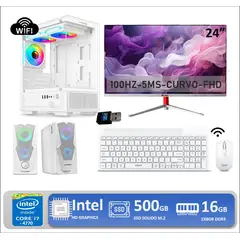 INTEL - Computadora Pc Core I7 4770 Monitor 24 FDH SOLIDO 500GB RAM 16GB