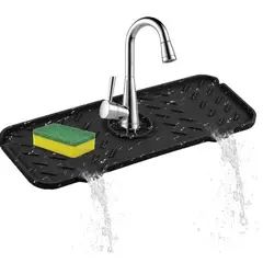 GENERICO - PROTECTOR DE SILICONA GRUESO PARA LAVADERO 38CM - GRIS