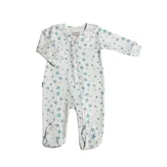 WAWA PIMA - PIJAMA BEBE NIÑO CON PIE LIGHT BLUE STAR