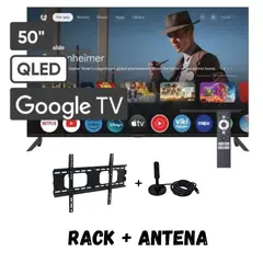 BLACKLINE - Televisor Smart 50 4K UHD BL50-T6210QD + Antena Digital + Rack