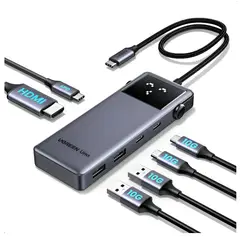 UGREEN - Adaptador Hub De 10 Gbps Usb C 3.2 Hdmi 4k 60 Hz Pd 100 W