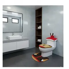 GENERICO - Set de Baño Navideño de 3 Piezas tendencia