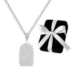 GENERICO - Collar Señor De Los Milagros Plata 925 Regalo Unisex