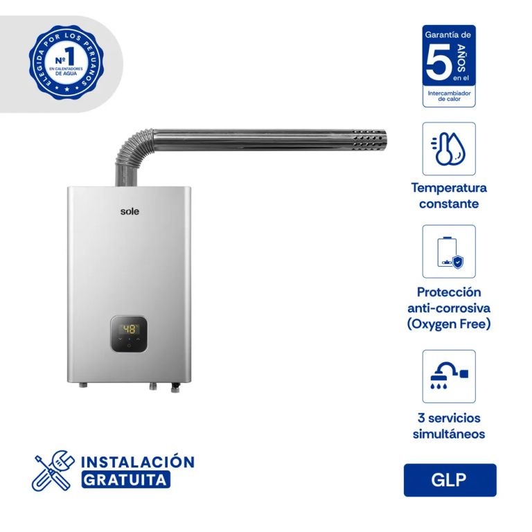 Calentador Instantáneo a Gas GLP TF 14L