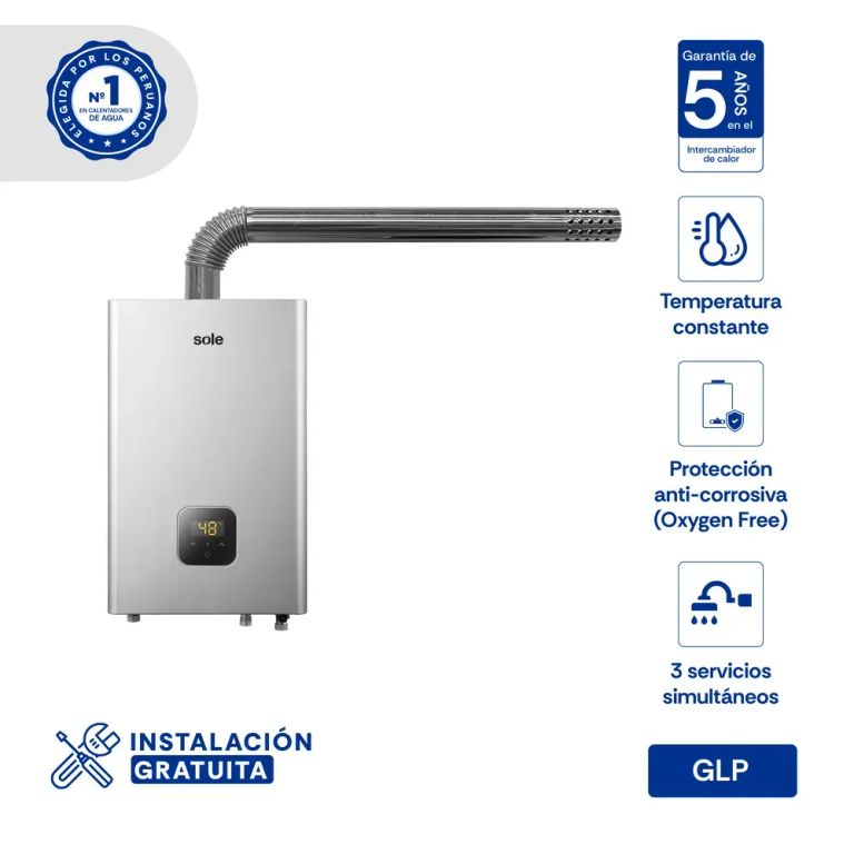Calentador Instantáneo a Gas GN TF 14L