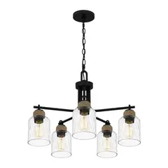 GENERICO - Lámpara Colgante Rita Black