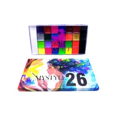 GENERICO - Pintura facial activada por agua - face painting de 26 colores