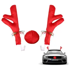 GENERICO - KIT RENO PARA CARRO - DECORACION NAVIDEÑA