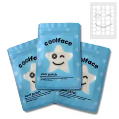 GENERICO - 3 packs parches de acné redondo transparente - 108 unidades -- Coolface